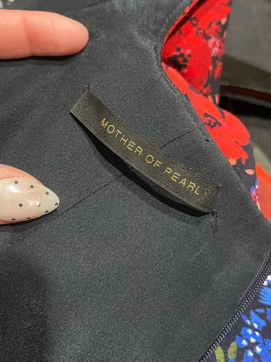 Mother Of Pearl | Silk Floral Mini Dress - Picture 8 of 8